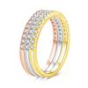 D Color Moissanite Ring For Women 925 Silver with White Gold Plated Lab Diamond Engagement Wedding Band Jewelry