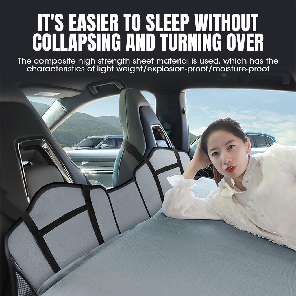 Back Seat Folding Extender Car Seat Cover Travel Bed Non Inflatable Car Extra Long Mattress For SUV Truck Storage Convenient