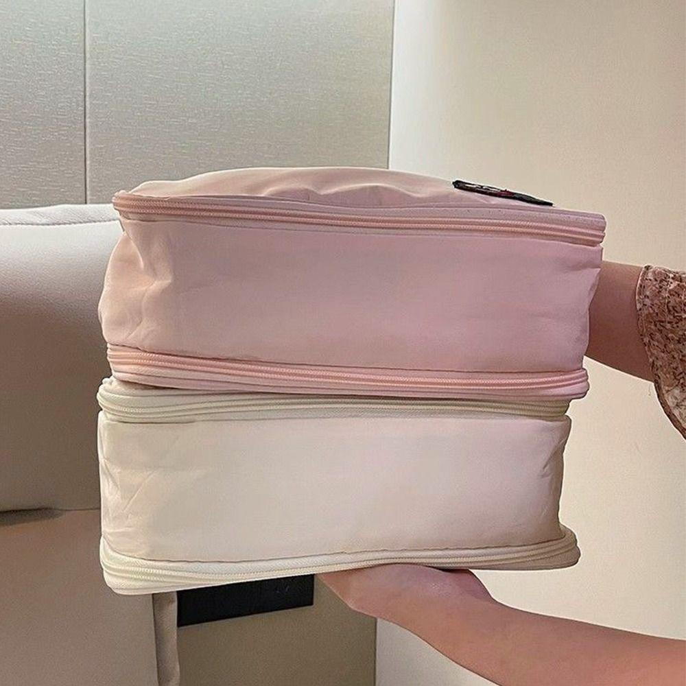 Cute Cat Travel Bra Organizer Double Layer Travel Storage Bag Durable Sock Packaging Bag  Travel