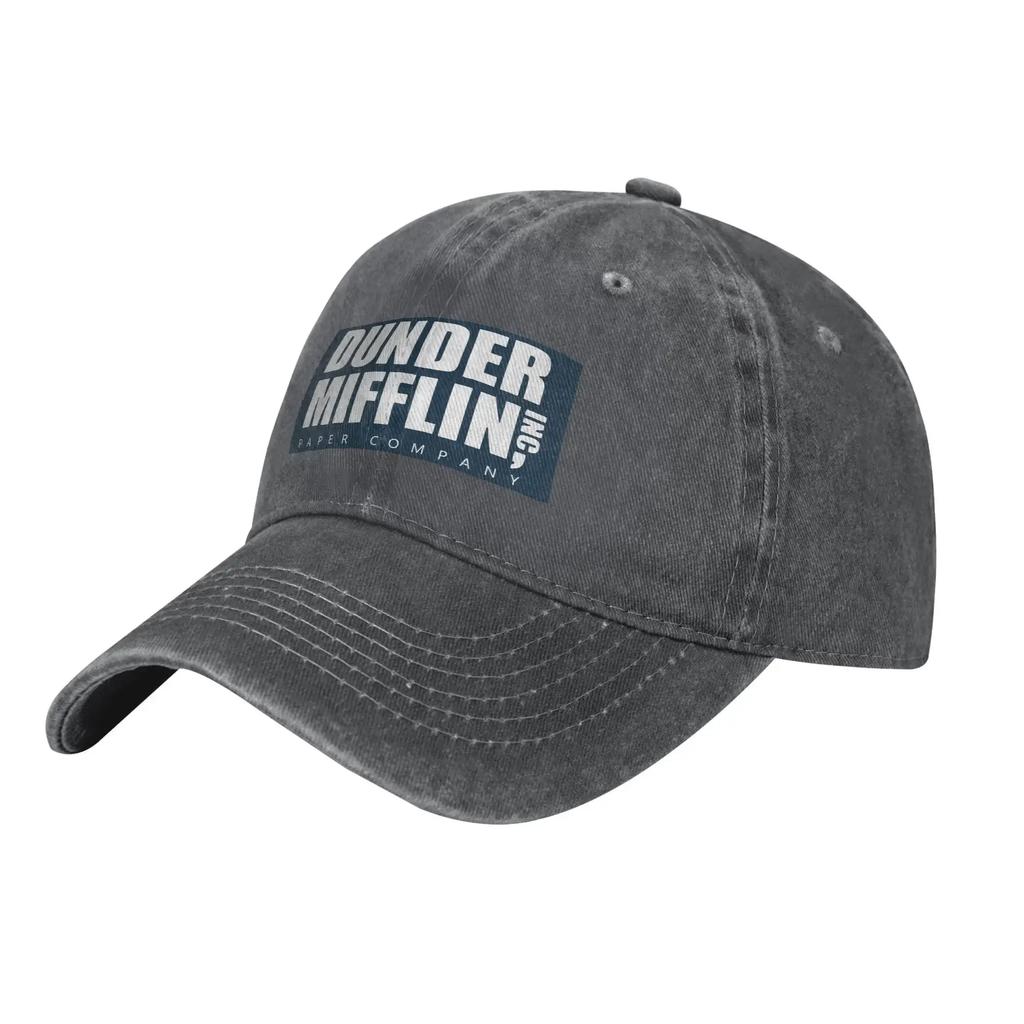 The Office Dunder Mifflin Paper Company Men Women Baseball Caps  Washed Hats Classic Outdoor Activities Adjustable Snapback Cap