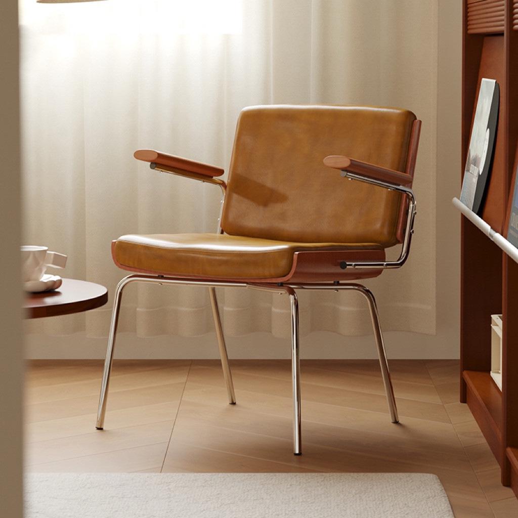 Retro Wabi-Sabi Style Luxury Dining Chair - Vintage Makeup or Dining Chair