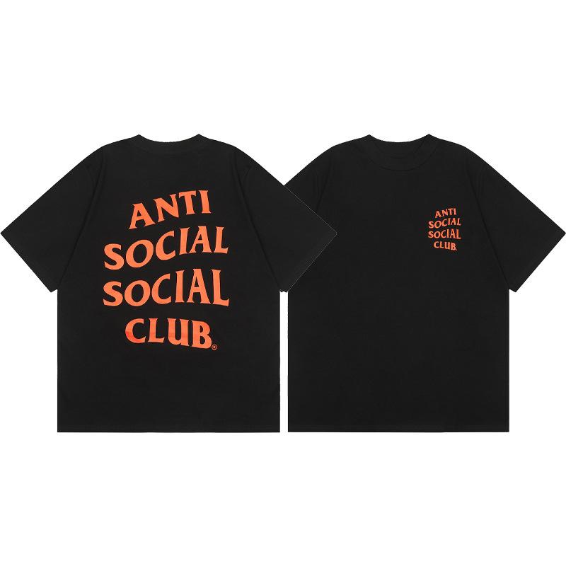 Difference Market Currency ASSC CLUB Hiroshi Fujiwara Lightning Series Printed Men's and Women's Loose Casual Short Sleeve T-Shirt