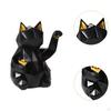 Black Cat Figurine Decor Modern Colletiable Geometric Gifts for Lovers Home Creative
