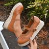 Fashion Round Toe Flat Loafers Women's Spring and Summer New Platform Casual Mary Jane Shoes