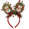 Santa Claus Pattern Christmas Headbands Christmas Party Headbands  New Year Celebration