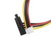 ITX Power Cable SATA 15PIN to Small 4Pin Female Convert Cord PH2.0mm XH2.54mm Gap for PC Computer Motherboard Power Wire Adapter