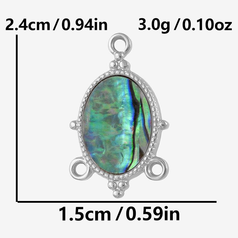 4Pcs No Fade Metal Stainless Steel Charm Real Natural Abalonewhite Shell Angel Sun Connector Charms For Jewelry Making Supplies