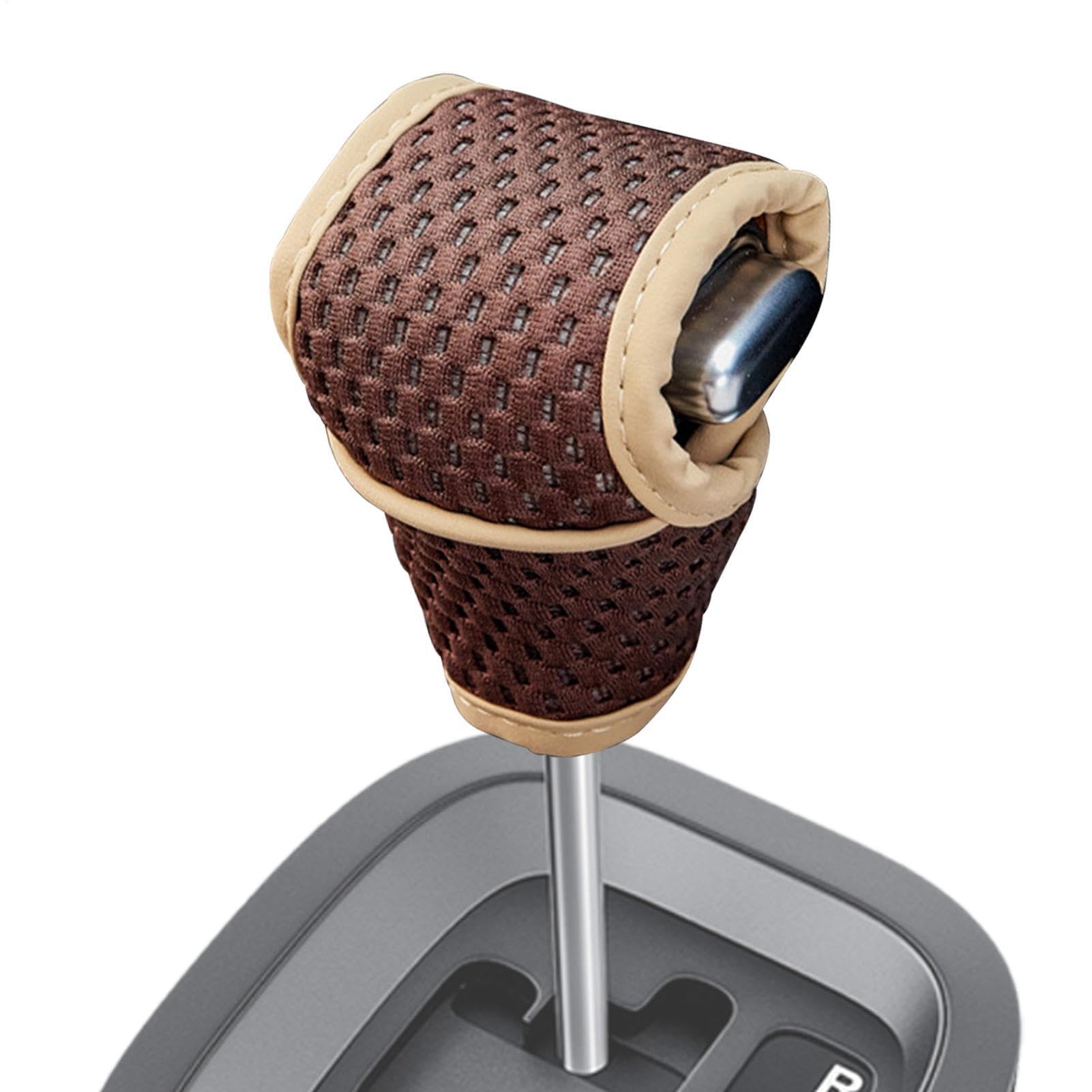 

gear shift knob cover,car shift knob cover universal shift knob cover car protector protector Please refer to the description коричневый