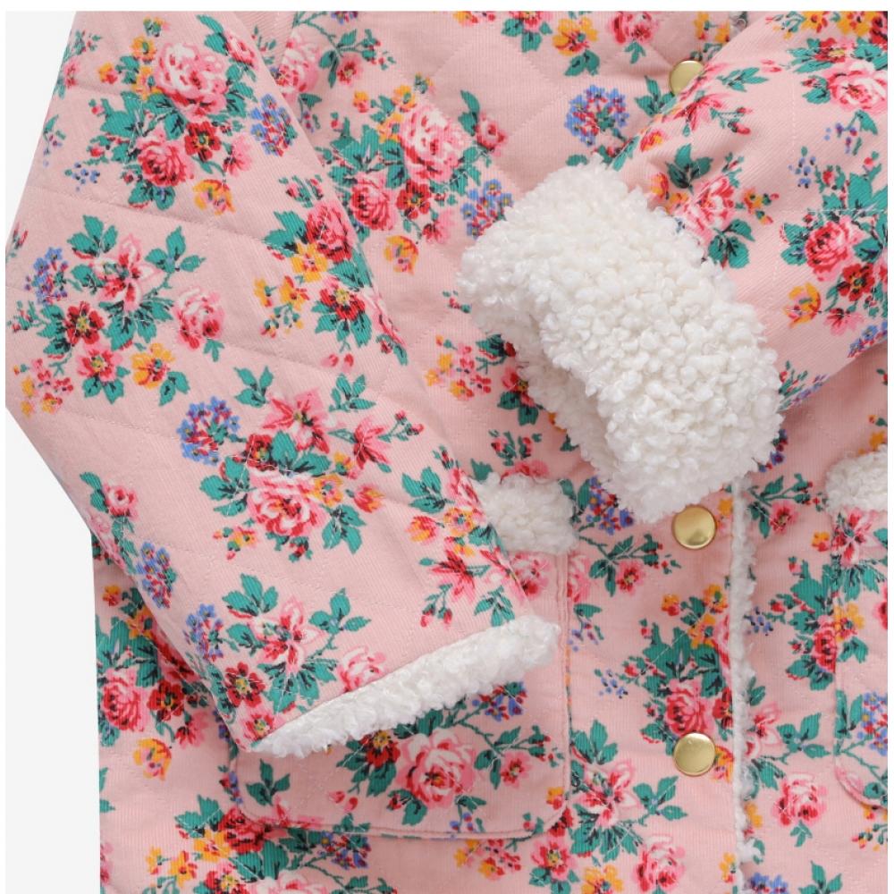 Louis Misha Grm W23 C0187  Dalila  Delilah Floral Kids Coat