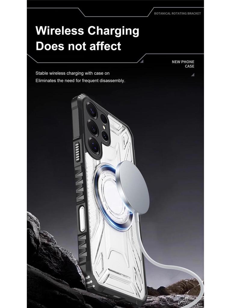 Cross-border Battle Shadow Magnetic Case for Samsung S26 Ultra Galaxy A56 A16 - Drop-proof CD Pattern and Protection