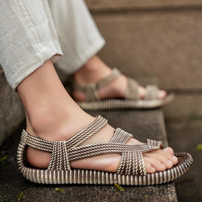 FashionSummer Men's Slippers Outdoor Sandals Beach Fashion Comfortable Soft Slides Casual Shoes Men Sandals Male Footwear