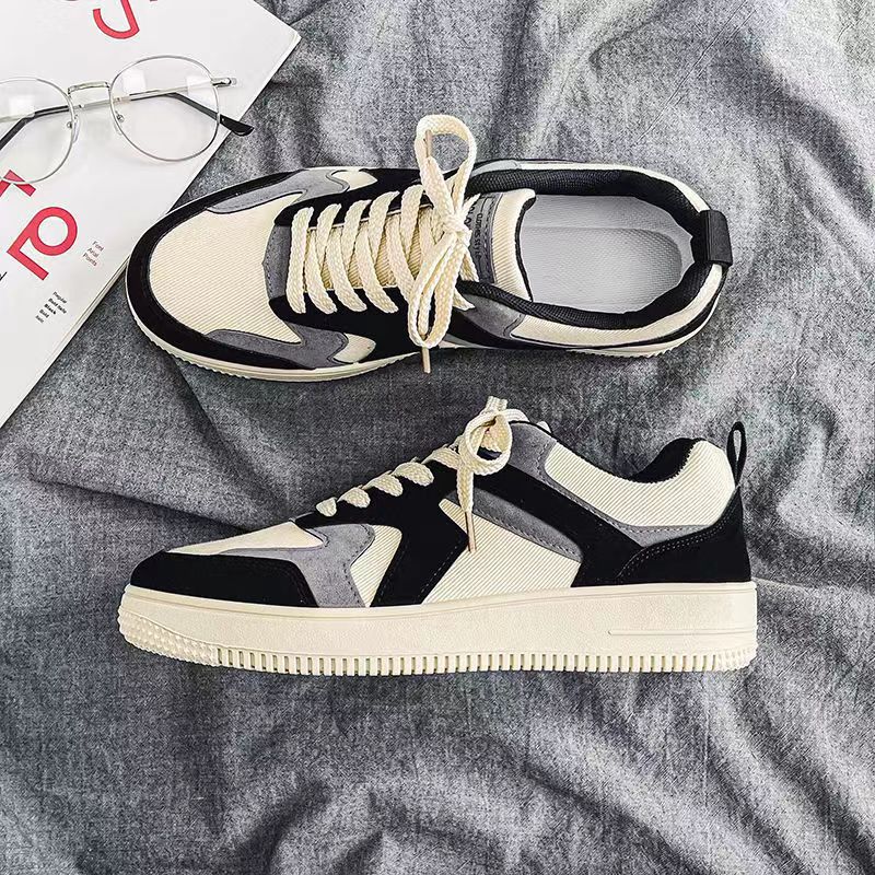 Men's canvas shoes Korean version trendy versatile board shoes men's low-top casual men's shoes student shoes men's cloth shoes men's shoes