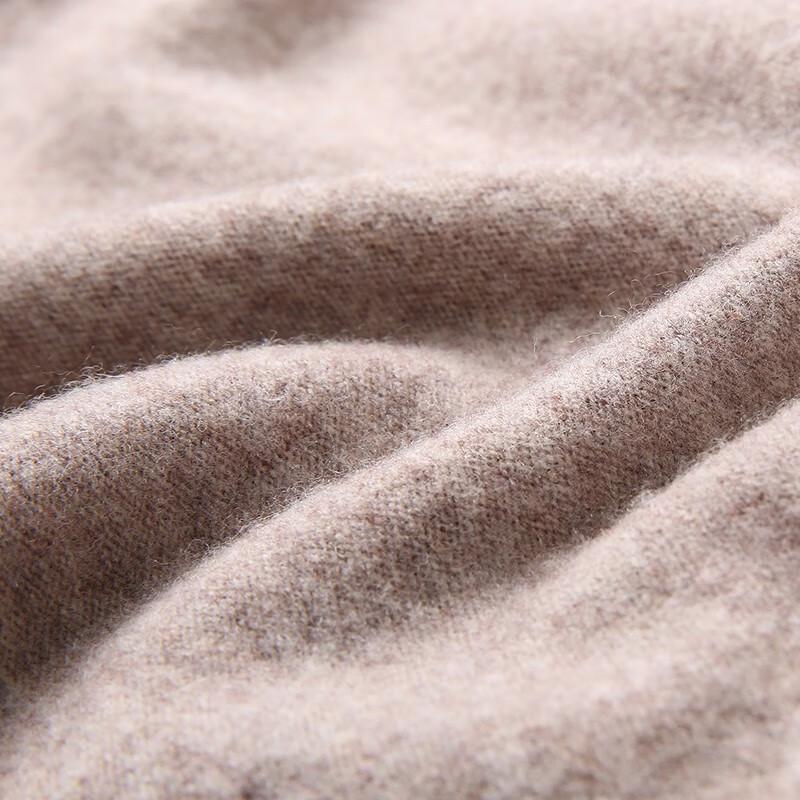 Hengyuanxiang Men's 100% Pure Wool V-Neck Pullover Sweater