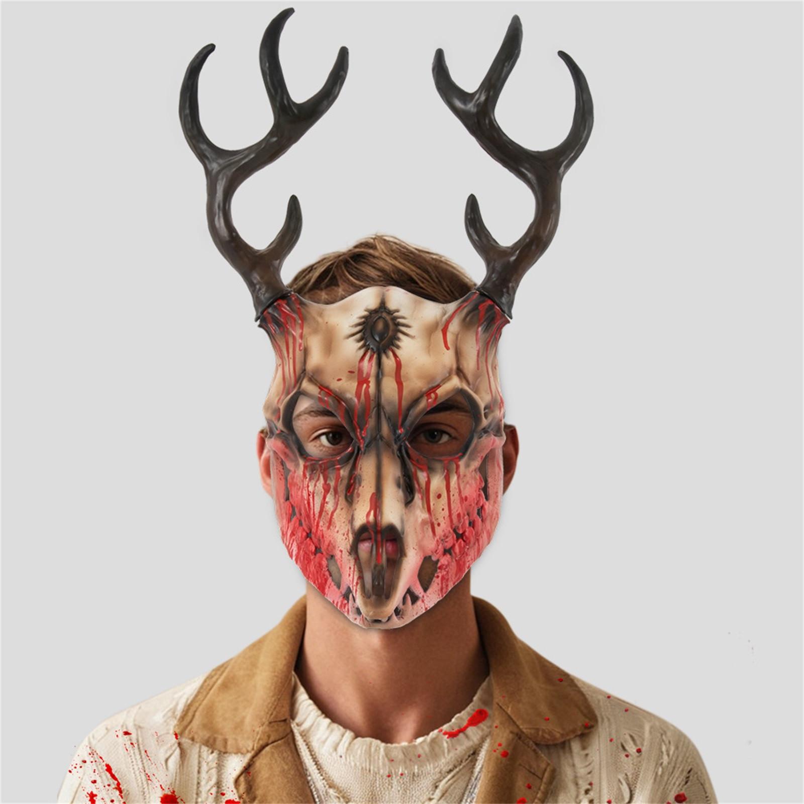 

Новая маска RP из овечьей кости/ рога, съемный реквизит для персонажа-незнакомца, аксессуары для Хэллоуина COS One Size