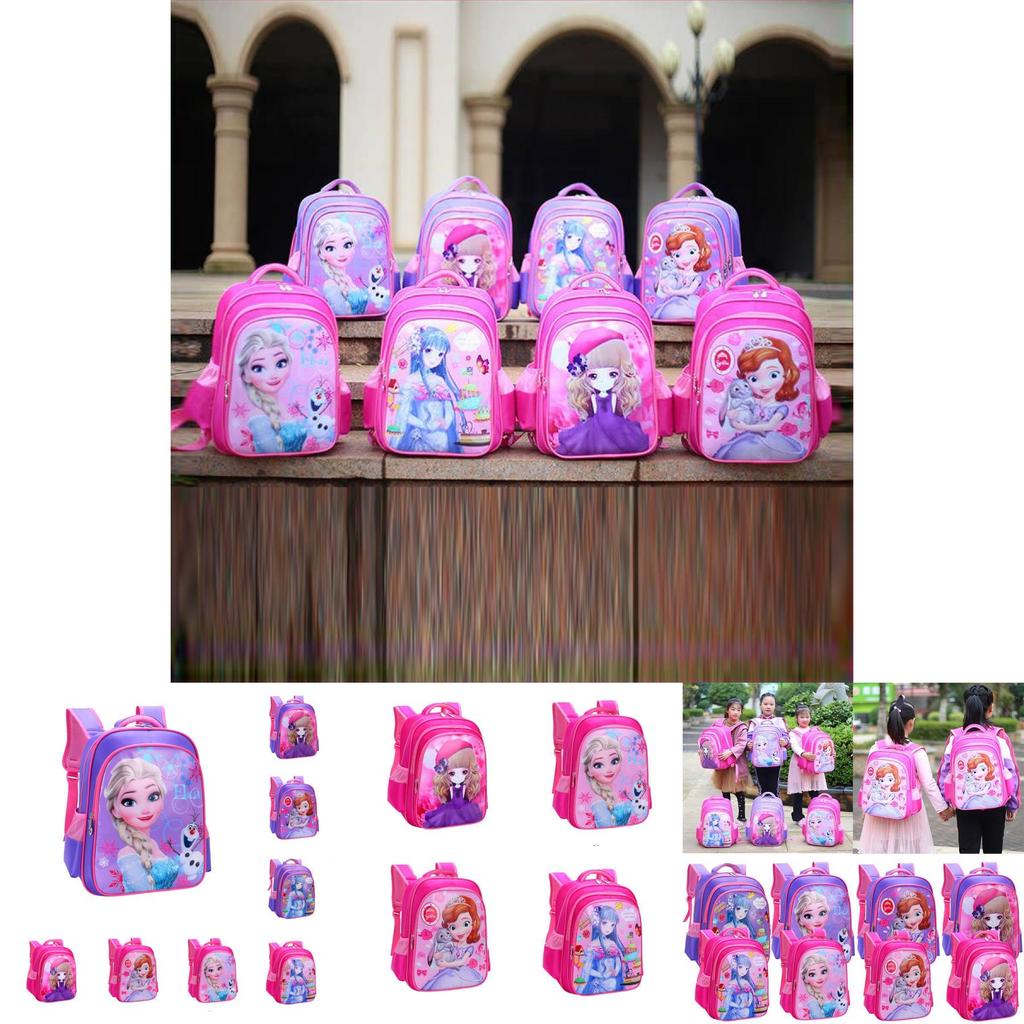 Sofia Elsa Miracle Nikki Backpack With Adjustable Straps For Girls Travel**