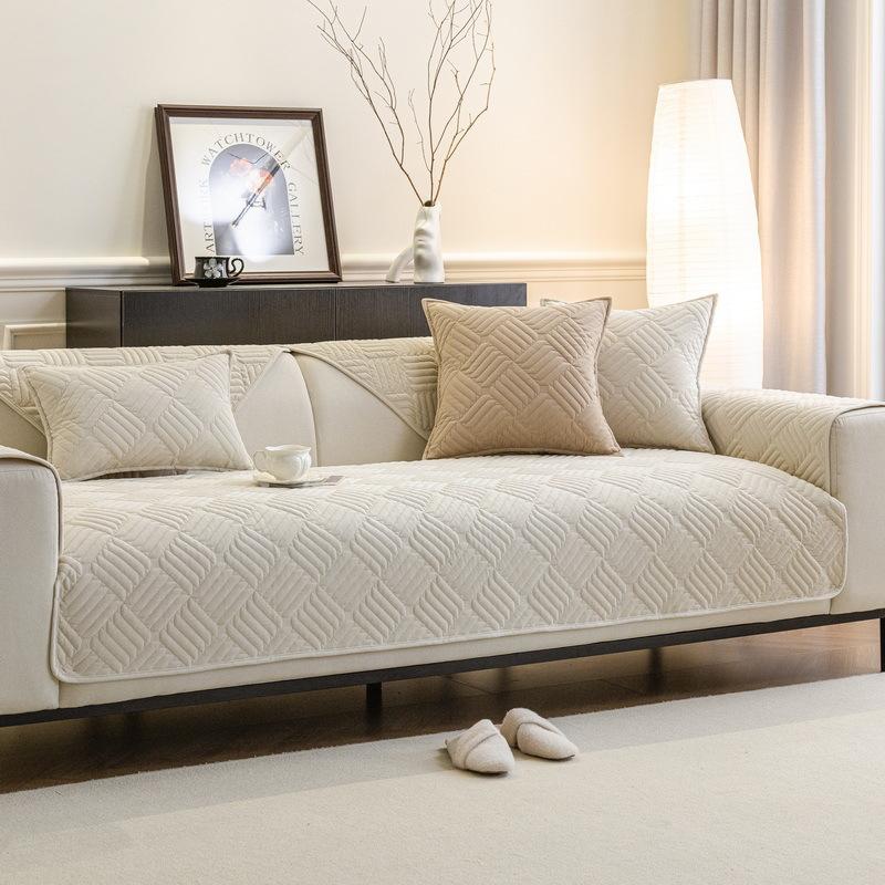 

Мягкая подушка для дивана на все времена года, тканевая кожа, нескользящий чехол для подушки, утолщенный зимний чехол для дивана, чехол для спинки 70*70cm