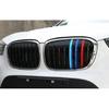 For BMW X1 F48 2016-2019 ABS 3-Colors Front Grille Grill Inserts Ring Cover Trim