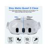 For Meta Quest 3 Headset Q 3 Host Crystal Case Lens Cover Tempered Film Rocker Cap Strong Protection VR Accessories