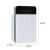 220V Remove Formaldehyde Smoke Dust Automatic Monitors Air Purifier with HEPA Filter Negative Ions Air Cleaner Remote Control