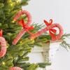 Cartoon Christmas Candy Canes Pendant Christmas Tree Lollipop Decoration  Party Favors