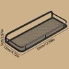 Rustproof Shower Shampoo Rack Large Capacity Cosmetic Storage Rack  Kitchen