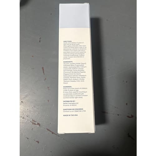 SNOW Whitening Toothpaste, Morning AM Toothpaste, No Fluoride, No Sulfate, Non-GMO Snow Toothpaste Whitening Teeth Oral Care Product, Pairs w/Whitenin