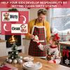 Christmas Dishwasher Magnet Clean/Dirty Indicator Tile (MGCT5086), Double-Sided.