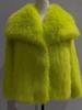 Spot European and American winter lazy wind large lapel artificial fur fox fur coat coat short