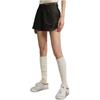 Calvin Klein Letter Embroidered Elastic Waist Straight Leg Shorts Women shorts Black 40WI253BAE