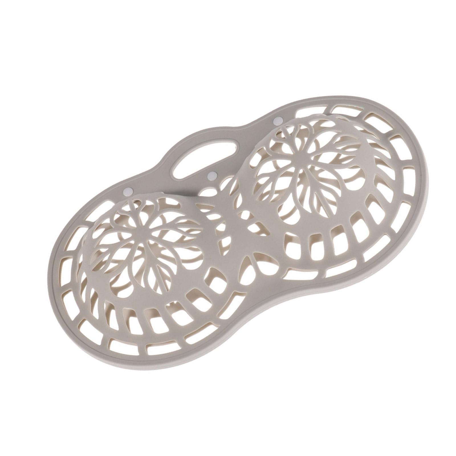 

Мешок для стирки бюстгальтеров Усиленная сетка Защита для деликатного белья Спортивные бюстгальтеры Машинная стирка Прочный силикон серый