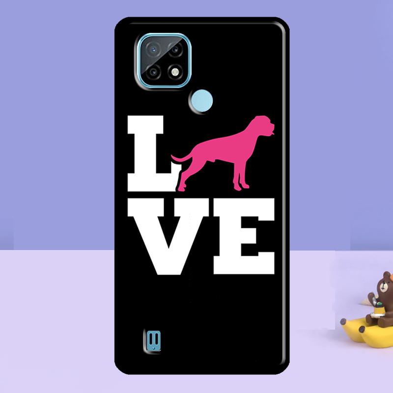 Boxer Dog Puppy Case For Realme C75 C67 C61 C55 C53 C51 C35 C21Y C25S GT 7 Pro 6 6T 10 11 12 13 14 Pro Plus