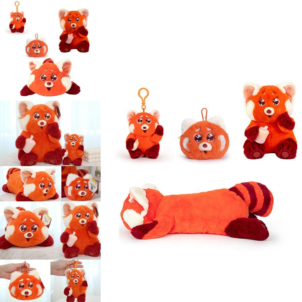 Disney Red Panda Plush Toy With Transforming Feature