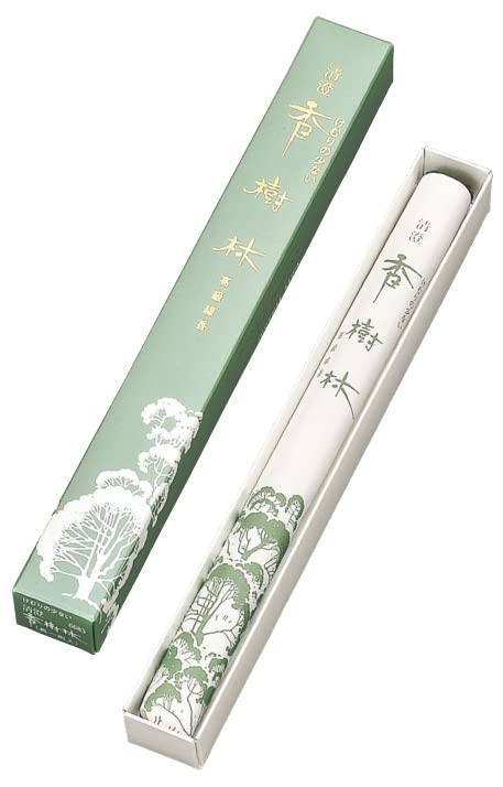 Kiyosumi Kojurin Long Incense, 3 Pairs (3 Sticks) - Low-Smoke Incense for Home Use [Established In 1820 by Eirakuya]