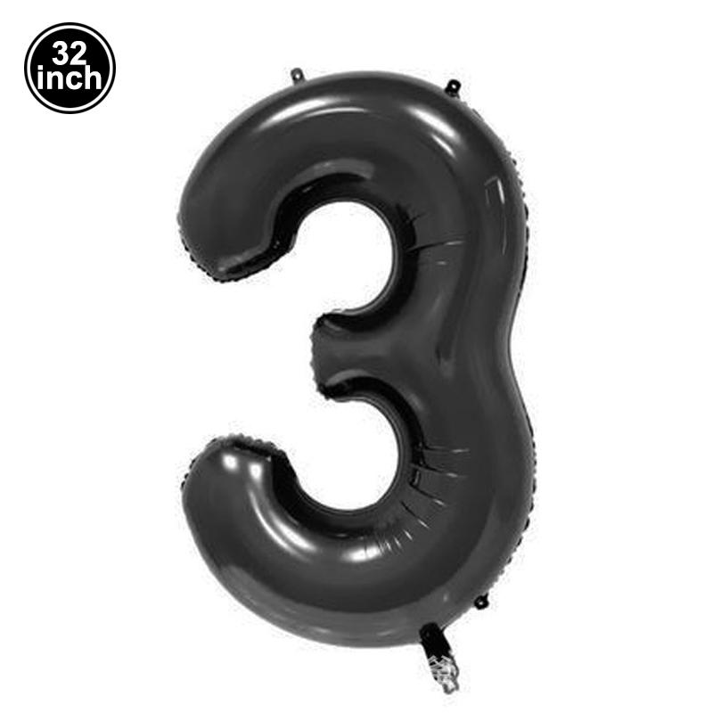Multi Color Large Numbers 1 Balloon 32Inch 1 2 3 4 5 6 7 8 9 Birthday Ball Red Digit Bachelorette Balloons Figure Golob Balloons