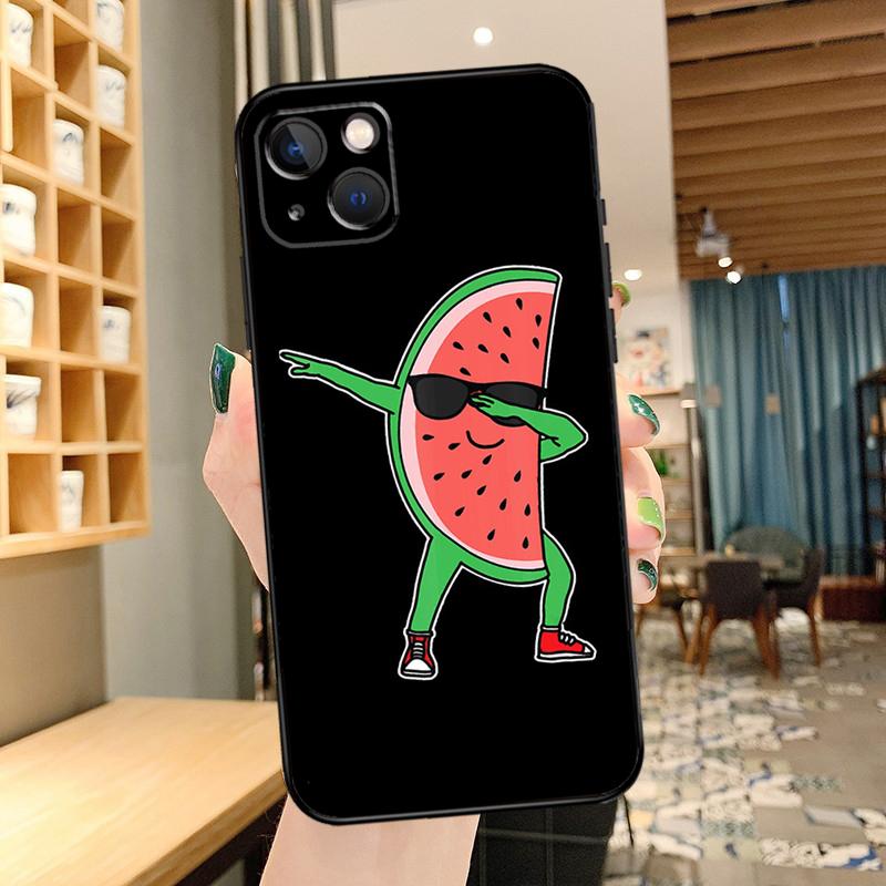 

Cute Summer Fruit Watermelon Phone Case For iPhone 16 17 Pro Max 14 13 12 11 15 Pro Max mini 15 16 Plus 16e 17 Air Cover iPhone 13