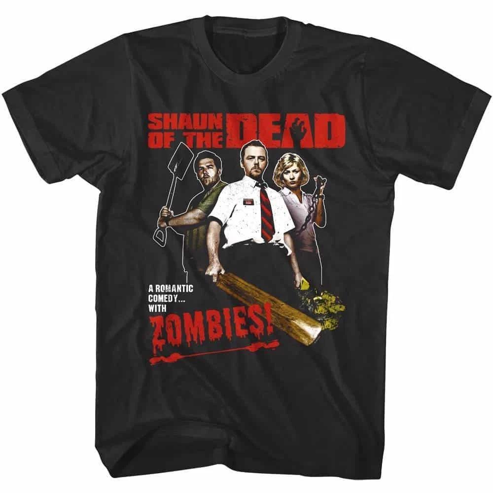 Shaun of the Dead Zombie Romantic Comedy Men s T Shirt XS