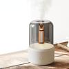 1 Stück Candlelight Aroma Diffuser Tragbarer elektrischer USB-Luftbefeuchter Kaltnebelmaschine Zerstäuber LED-Nachtlicht HMM