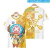 One Piece Surrounding Clothes Luffy Solona Beauty Tričko s krátkým rukávem Student Youth Anime 3D potištěné oblečení proti bolesti