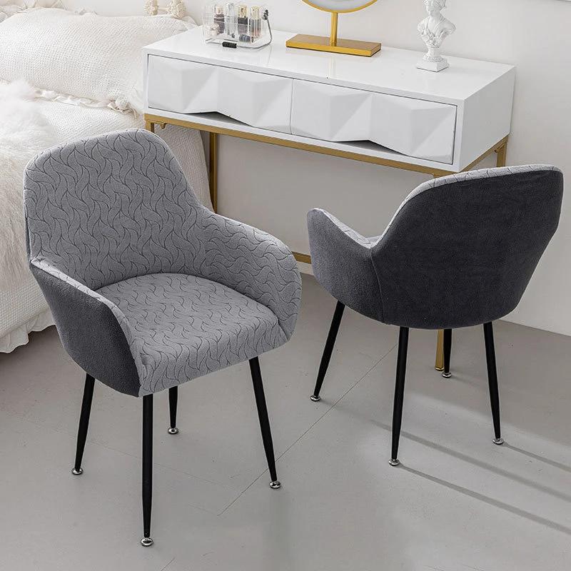 Makeup Chair Cover High Armrest Chair Cover All-Inclusive 4Season Universal NailSalon Chair Cover Stretch Dining Chair Slipcover