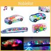 Çocuklar İçin Eğitimsel Oyuncak Hediye Amaçlı Elektrikli Şeffaf Dişli Led Işıklı Müzikli Araba Modeli
