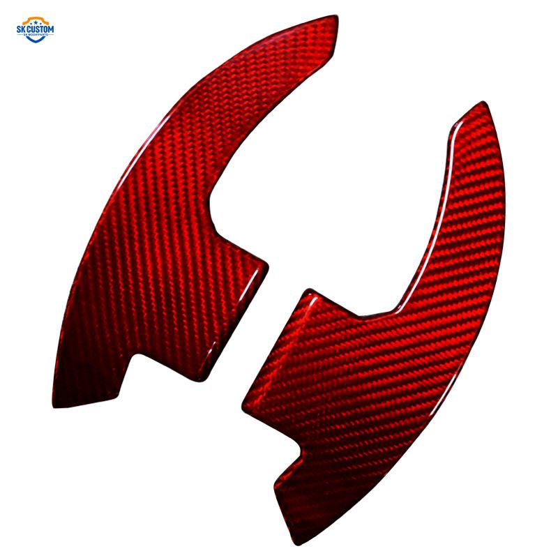 Dry Carbon Fiber Steering Wheel Shift Paddles for 2015-2021 Mustang Models