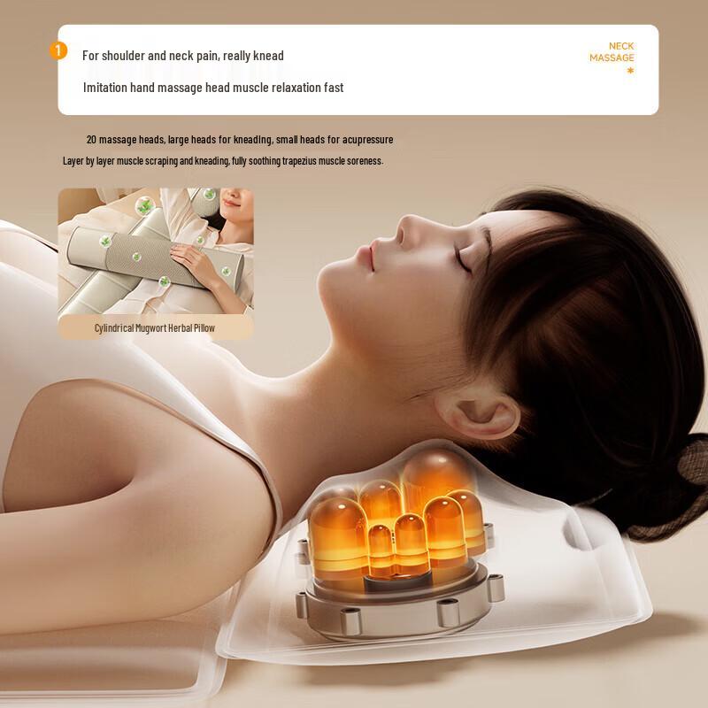 AUX Full-Body Kneading Massage Mat CN plug (adapter included)