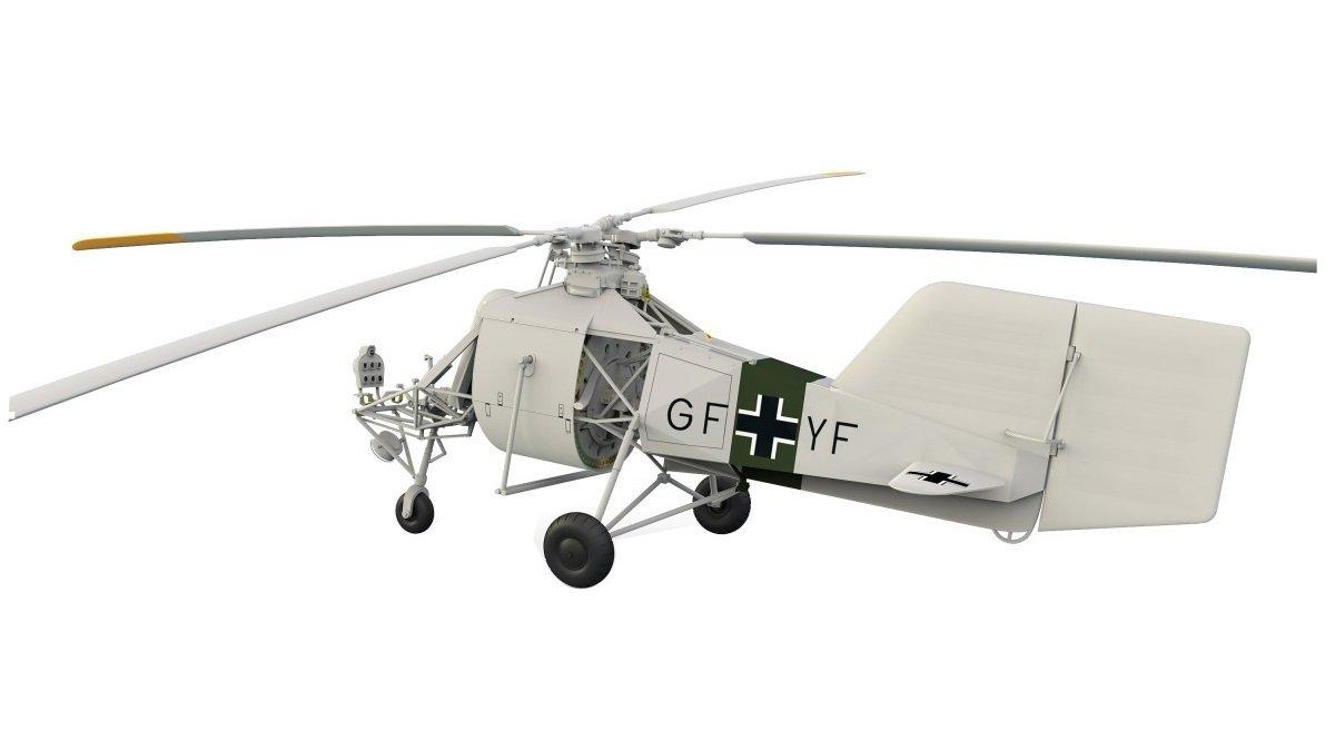 

Miniart German Army FL282 Colibri Plastic Model MA41001 1/35 V-6