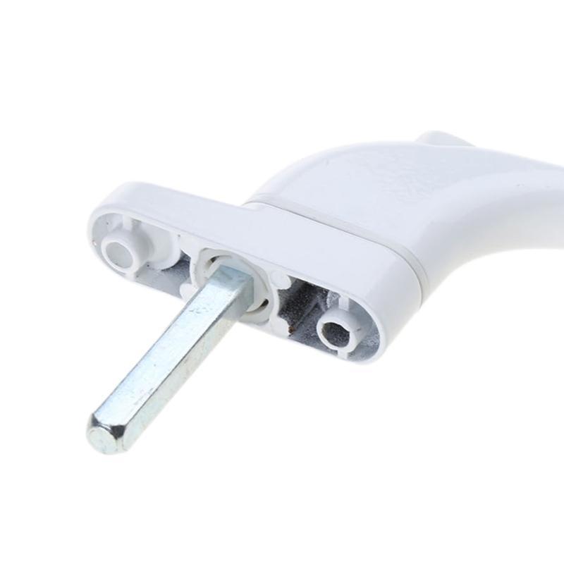UPVC White Universal Espag Window Handle for Key Locking For Double Glazing