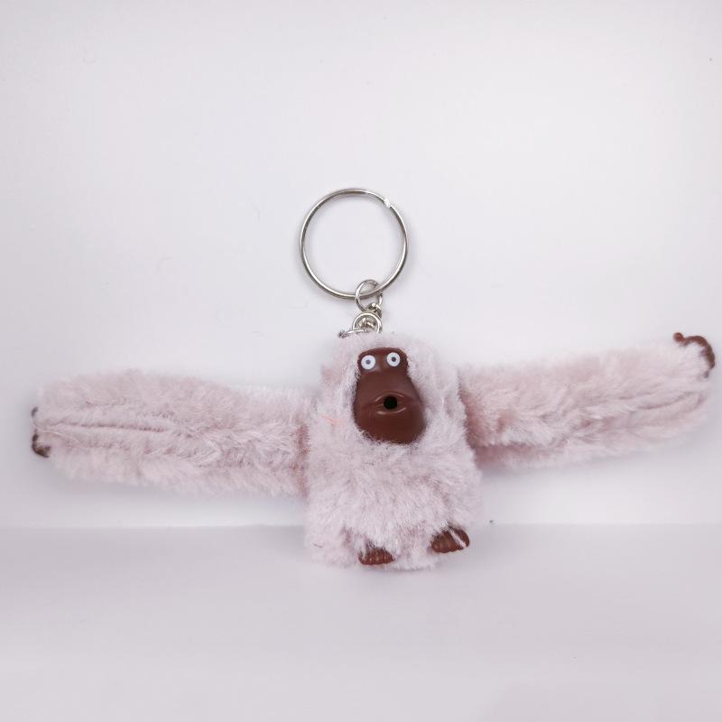 Cute Long-Tailed Monkey Key Chain Cartoon Cute Monkey Keychain Plush Toy Doll Bag Accessories Gift For Children