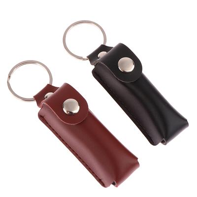 USB-etui Beskyttende veske Bærbar Lomme Lær Nøkkelring For USB-minnepinne USB-lagringsveske