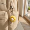 Soft Texture Keychain Corn Shape Fidget Toy, 3D Printed Decompression Button Pendant, Pendant Stress Relief Smooth Keyring, for Students Adults