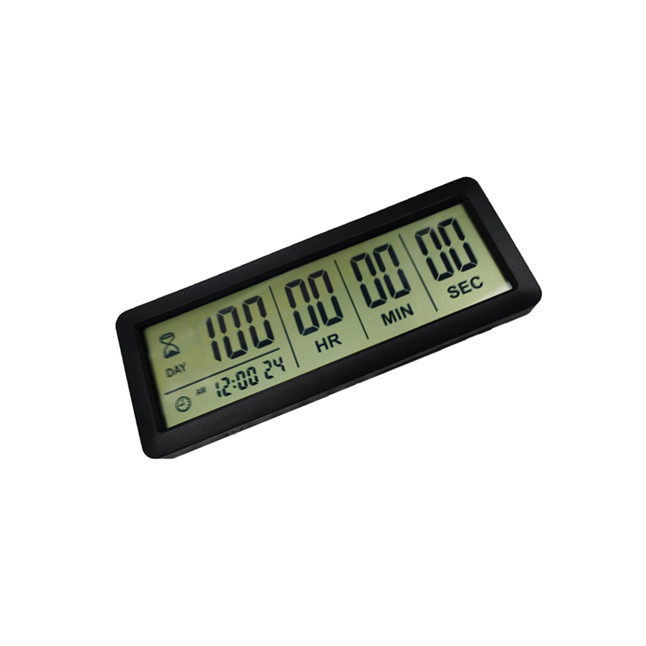 

LCD Timer Clock for Wedding Lab Tools 999 Days Reliable and Practical чёрный