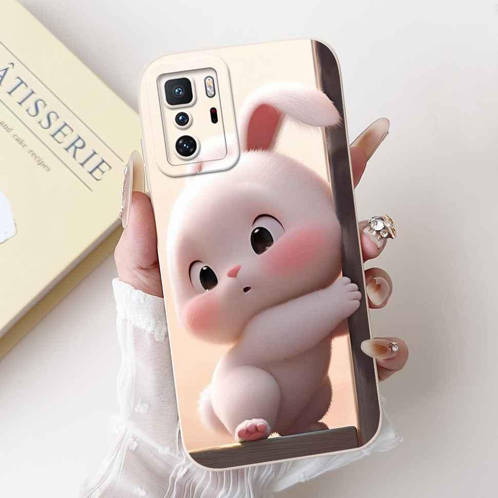 For  Xiaomi Redmi Note 10 Pro China Case Cute Cartoon Girl Cover Soft Silicone Phone Case For Xiaomi POCO X3 GT X3GT Full Bumper