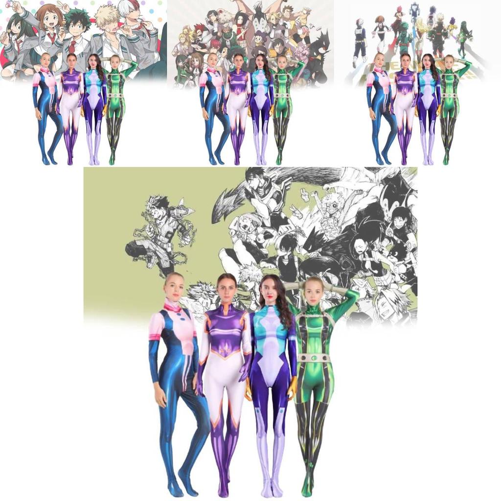 My Hero Academia Cosplay Costume For Kids And Adults With Polyester Fabric For Halloween And Stage Shows